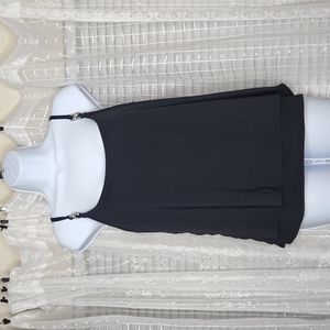 Michael Michael Kors Black Tankini Top SzM